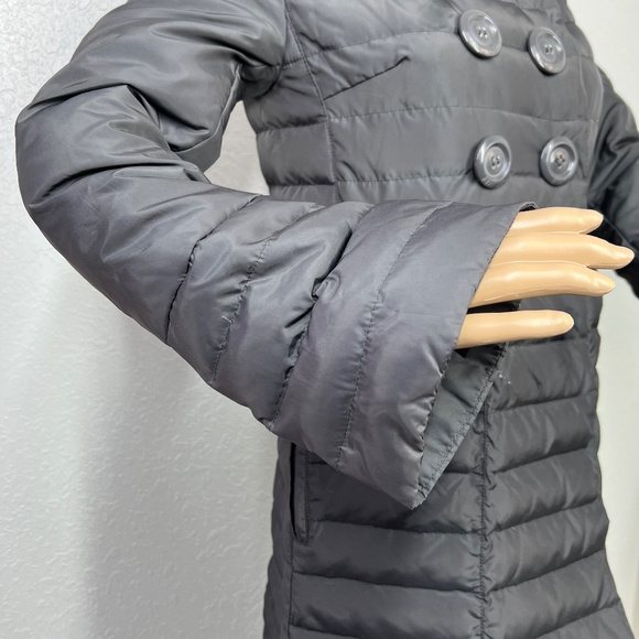 Betsey Johnson Down Jacket, Knee length double breasted button detailing XS Grey - Picture 7 of 16